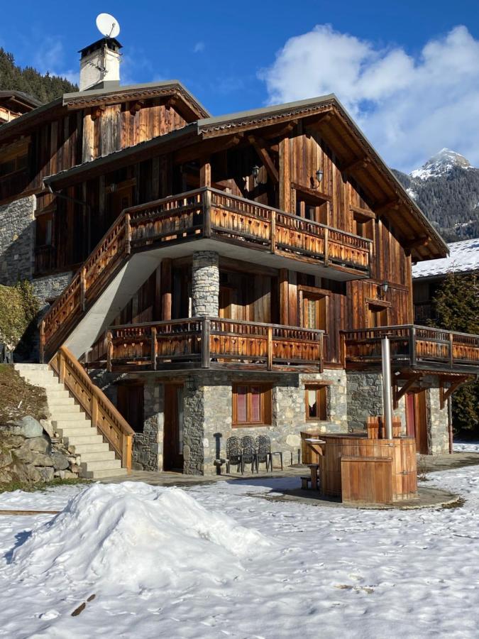 Chalet Des Trappeurs Coeur Vanoise 15 Persons 라 플라뉴 외부 사진