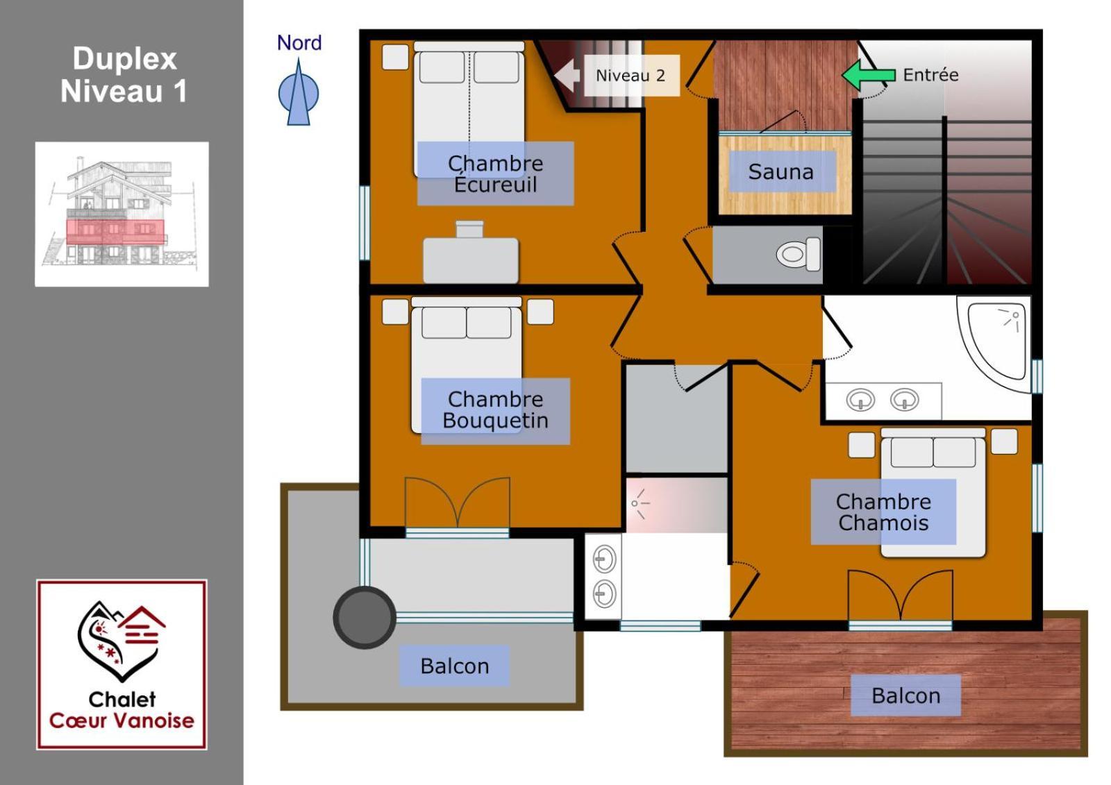 Chalet Des Trappeurs Coeur Vanoise 15 Persons 라 플라뉴 외부 사진